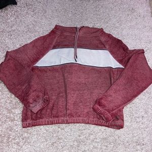 Red Striped Hoodie